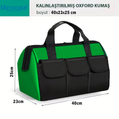 Microcase Çok Bölmeli Su Geçirmez El Tutacaklı Takım ve Hırdavat Çantası - AL5558