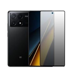 Microcase Xiaomi Poco X6 Pro/Xiaomi Redmi K70E Tam Kaplayan Çerçeveli Mat Cam Koruma - AL3124