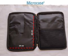 Microcase ipad 7-8-9-10. nesil   Kot Desenli Tablet Çanta+Türkçe Bt Klavye+Mouse+Tablet Standı-AL8129