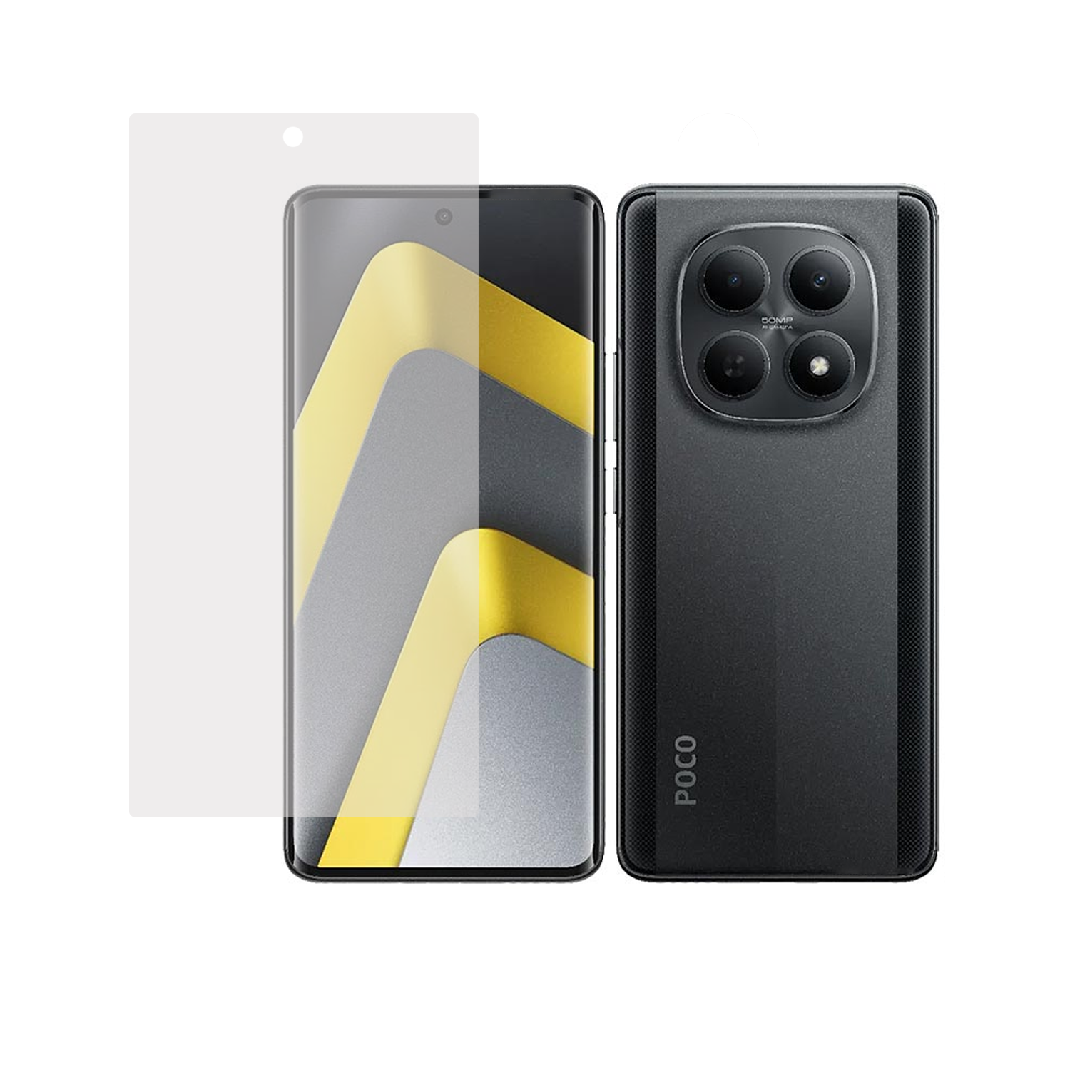 Microcase Xiaomi POCO M8/Redmi Note 15 5G Full Ön Kaplama Koruma Filmi - AL3280