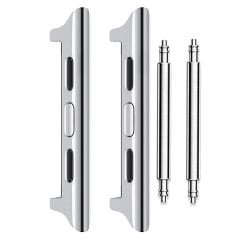 Microcase Apple Watch Ultra /Ultra 2 49mm   to 20 mm Çevirici Metal Kordon Kayış Adaptörü Set - AL3134