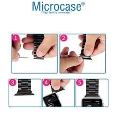 Microcase Apple Watch Ultra /Ultra 2 49mm   to 20 mm Çevirici Metal Kordon Kayış Adaptörü Set - AL3134