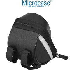 Microcase Universal Su Geçirmez Bisiklet Motosiklet Telefon Tutucu Fermuarlı Çanta - AL2796
