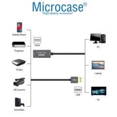 Microcase USB 3.0 HDMI Video Capture Video Kayıt Ekran Aktarma Adaptörü - AL2622