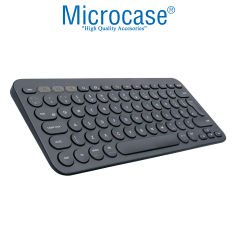 Microcase Alcatel OneTouch Pixi 3 10.1 inch Tablet için Bluetooth Klavye + Tablet Standı - AL8105