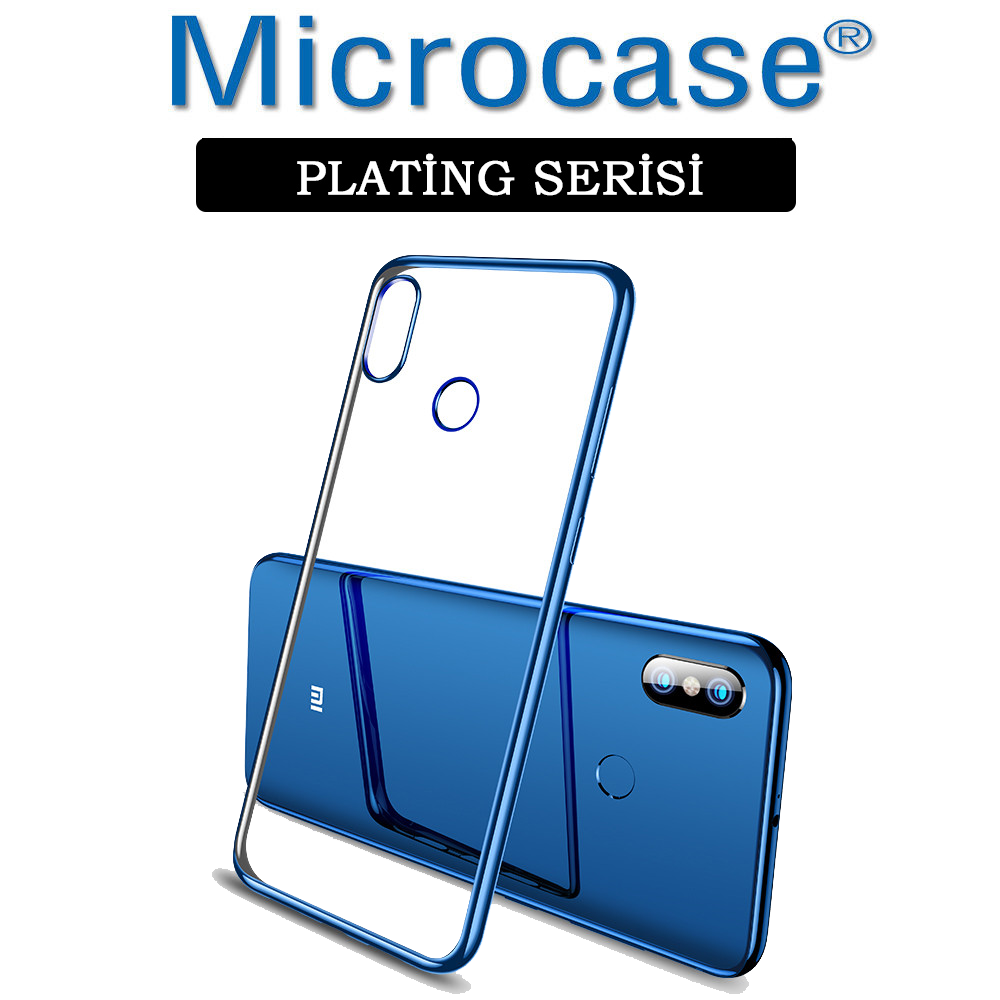 Microcase Xiaomi Mi A2 Lite Plating Series Soft Silikon Kılıf+CAM
