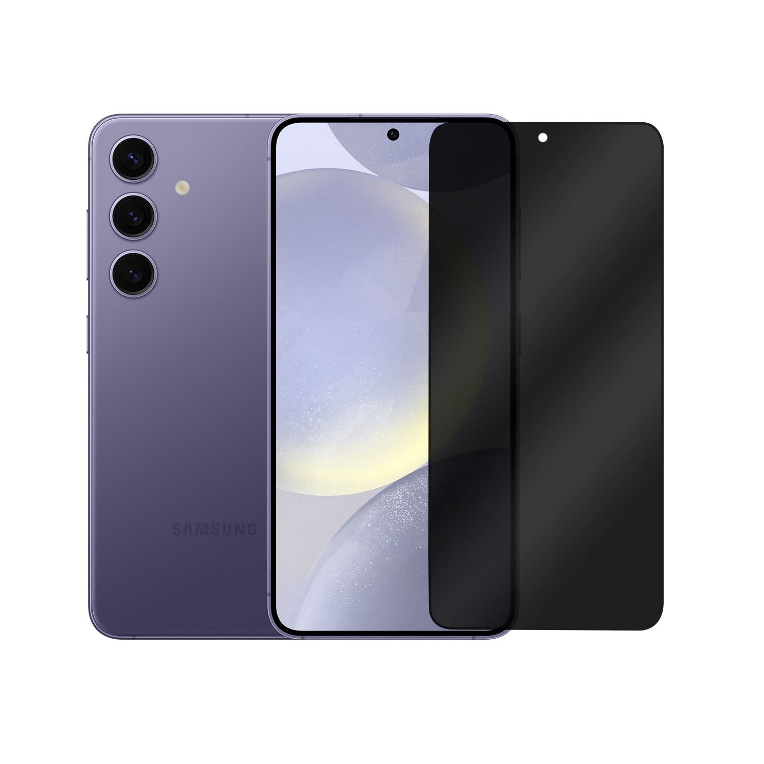 Microcase Samsung Galaxy S24 Plus Privacy Gizlilik Filtreli Tam Kaplayan Tempered Cam - AL3125