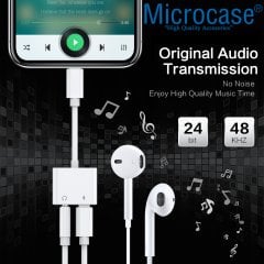 iPhone Lightning Şarj + 3.5mm Kulaklık Dönüştürücü MH-032