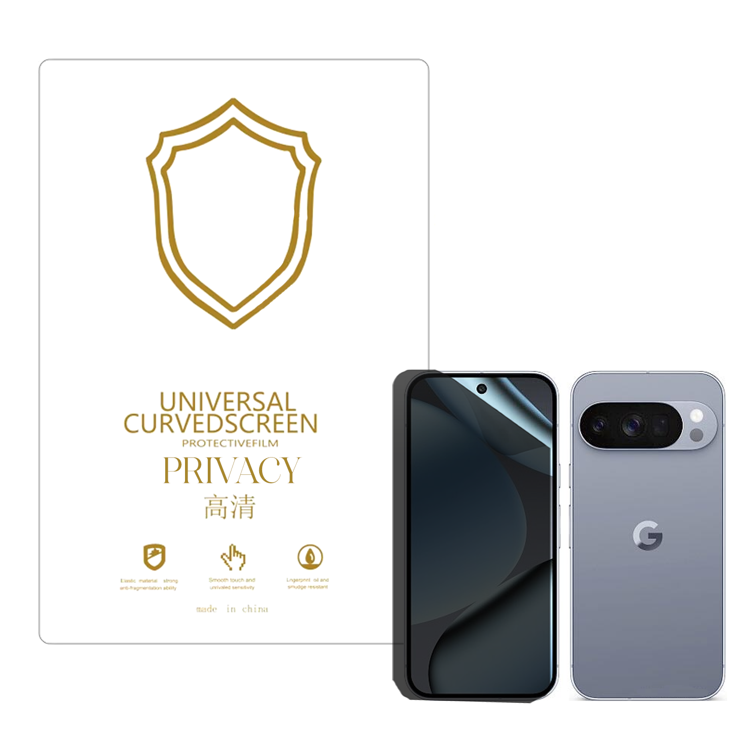 Microcase Google Pixel 10 Pro ile Uyumlu Privacy Gizlilik Filtreli Hayalet Nano Ekran Koruyucu-EKM110