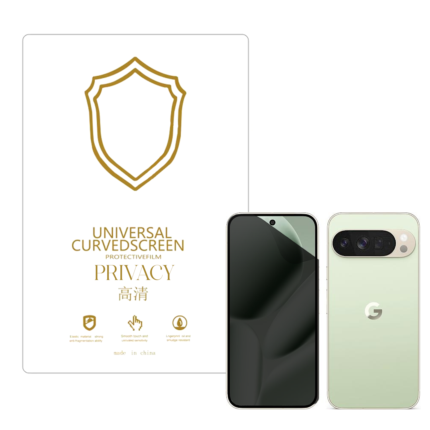 Microcase Google Pixel 10 Pro XL ile Uyumlu Privacy Gizlilik Filtreli Hayalet Nano Ekran Koruyucu-EKM110