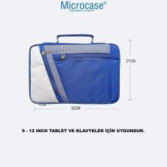 Microcase Xiaomi Poco Pad M1 12.1 inch Türkçe Bluetooth Klavye +Mouse+ Standı-Mavi AL4384