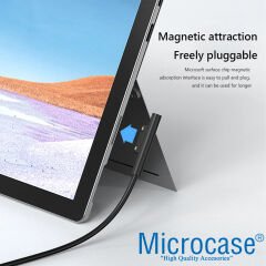 Microcase Surface Pro 3-4-5-6-7-8 uyumlu Type-C PD Manyetik Şarj Kablosu 150 cm - AL4145