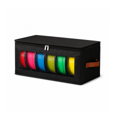 Microcase 3D Yazıcı 6 Adet Filament Saklama Kapasiteli Muhafaza Taşıma Çantası Siyah 1 AD AL5682