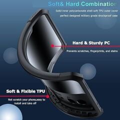 Microcase Honor Magic 8 Lite ile uyumlu Airbag Serisi Darbeye Dayanıklı Köşe Korumalı Tpu Kılıf - AL3370