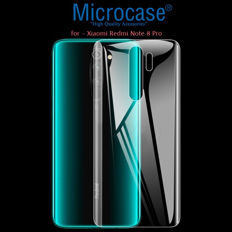 Microcase Xiaomi Redmi Note 8 Pro Full Arka Kaplama Koruma Filmi