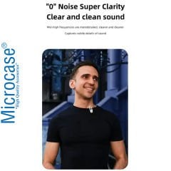 Microcase Type-C Girişli Çiftli Profesyonel Wireless Kablosuz Yaka Mikrofonu Lavalier - AL4135
