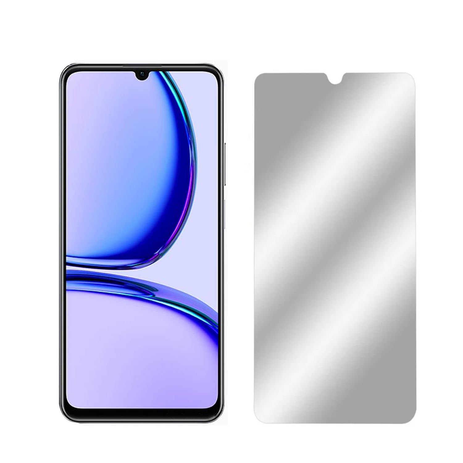 Microcase Realme Note 50 / Realme C53  Tempered Cam Ekran Koruyucu - AL3269
