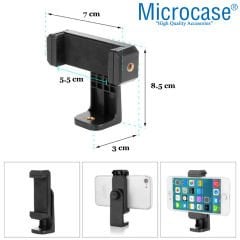 Microcase Tripod - Monopod için Ayarlanabilir Telefon Tutucu Başlık - AL2534