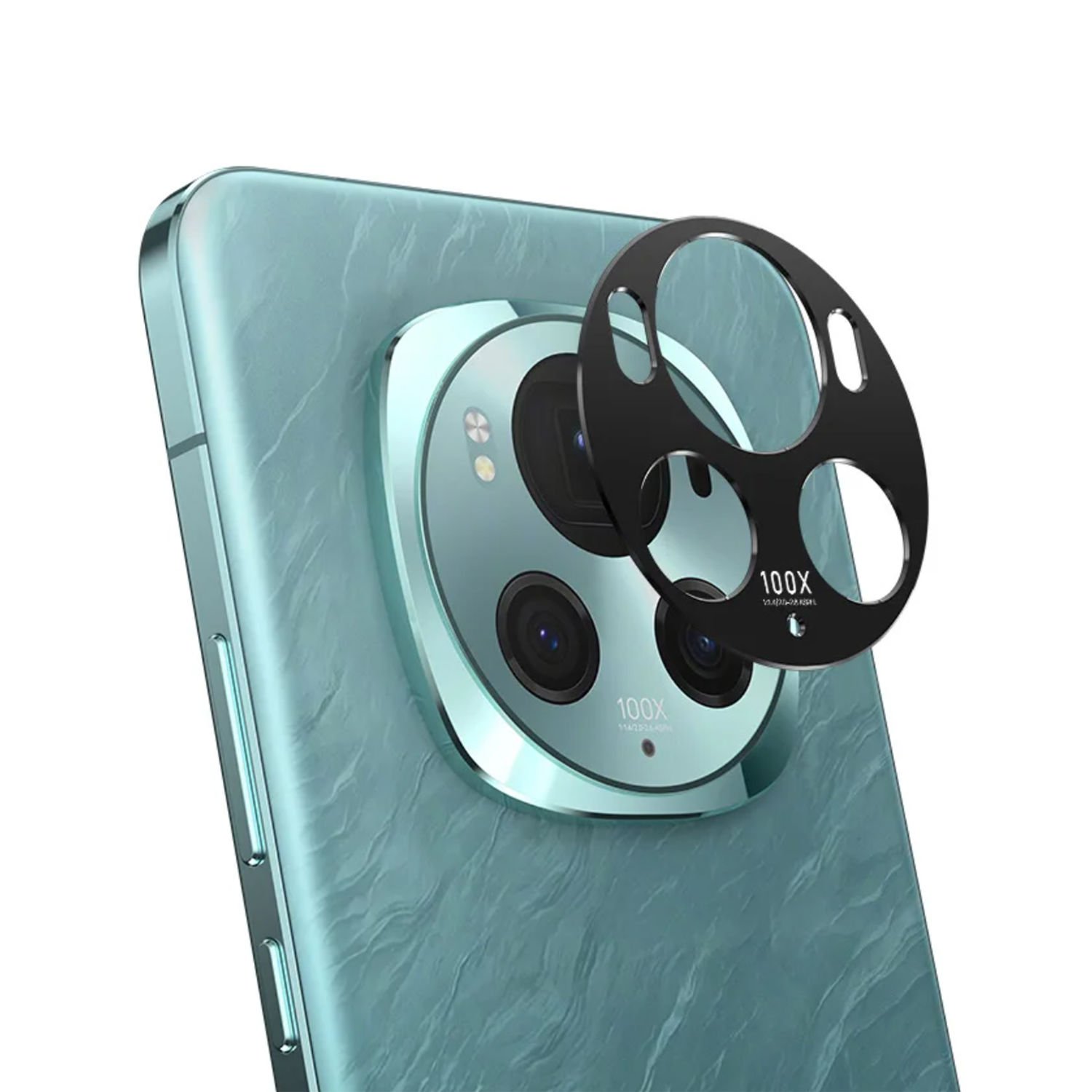 Microcase Honor Magic 6 Pro  Uyumlu Kamera Lens Koruma Halkası - Kapalı Tasarım -Siyah AL3401