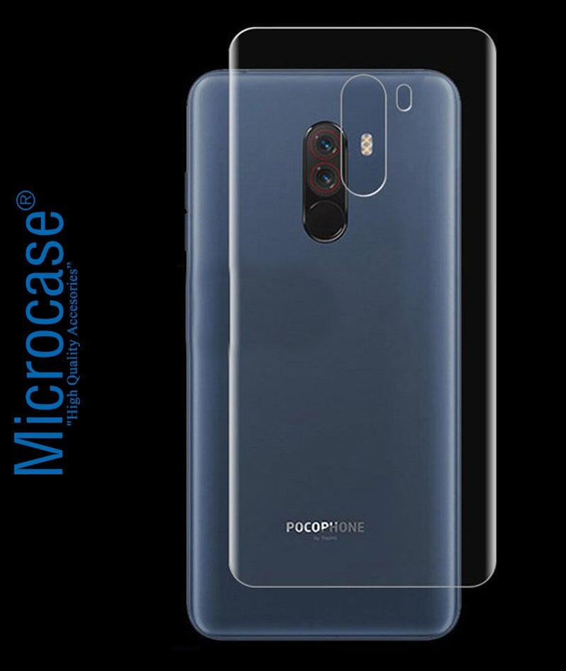Microcase Xiaomi Pocophone F1 Full Arka Kaplama Koruma Filmi