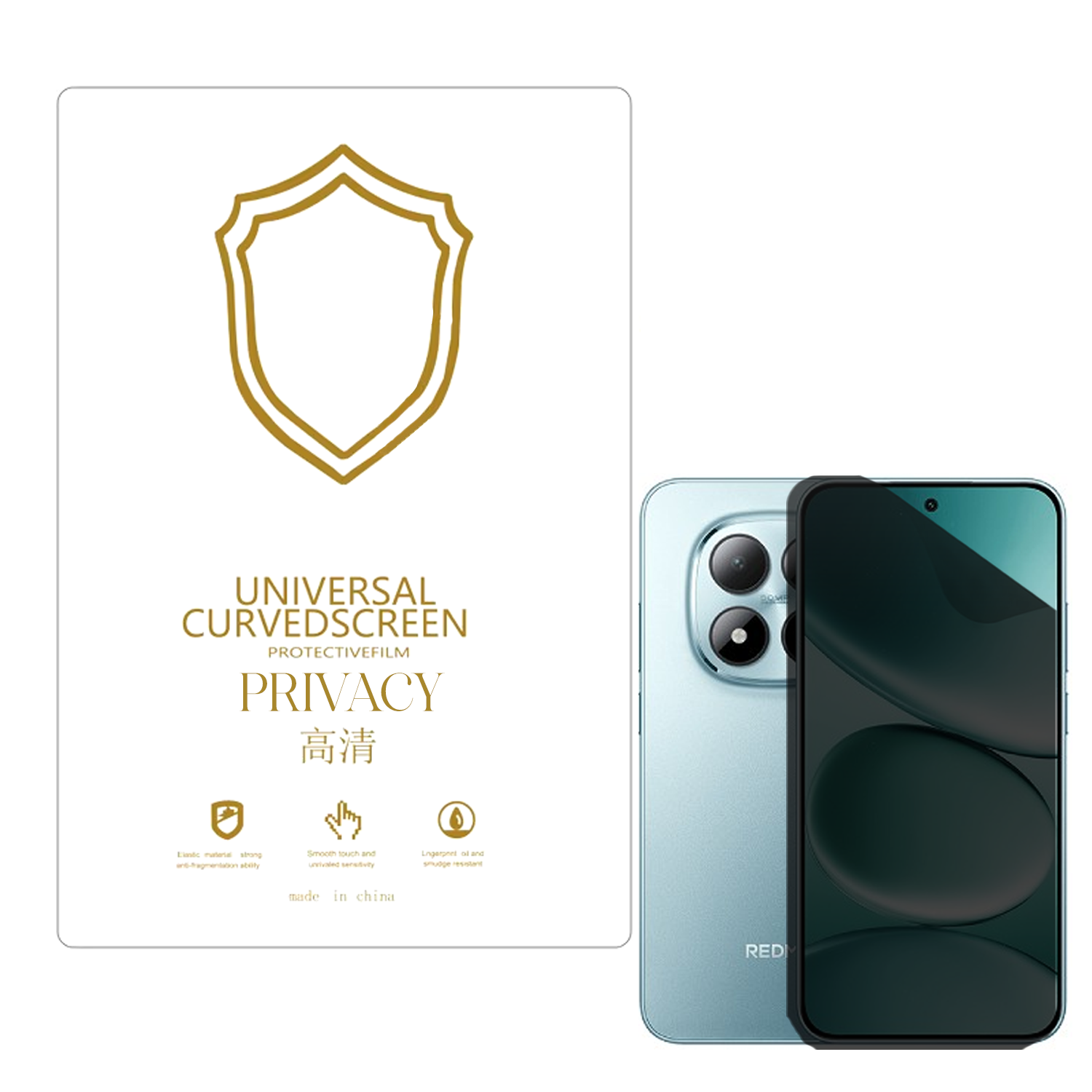 Microcase Xiaomi Redmi Note 15 Pro ile Uyumlu Privacy Gizlilik Filtreli Hayalet Nano Ekran Koruyucu-EKM110
