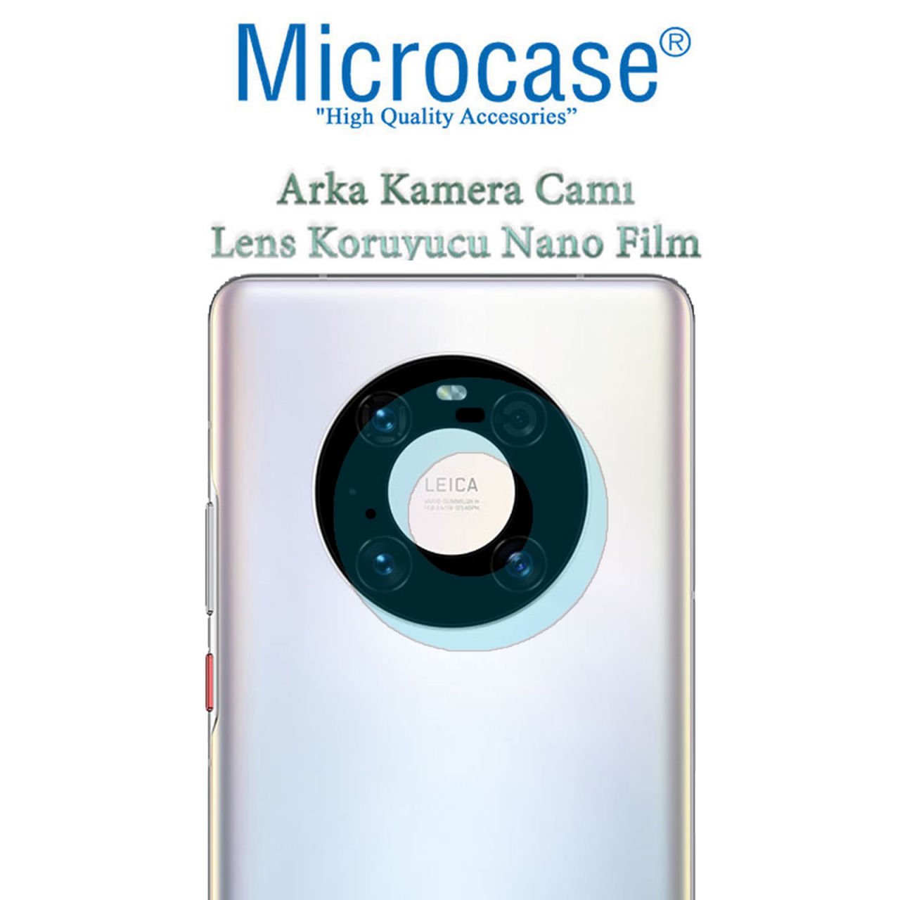 Microcase Huawei Mate 40 Kamera Camı Lens Koruyucu Nano Esnek Film