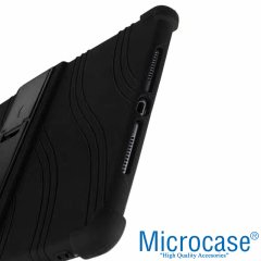 Microcase iPad 7.Nesil 10.2 inch Standlı Silikon Kılıf - Siyah