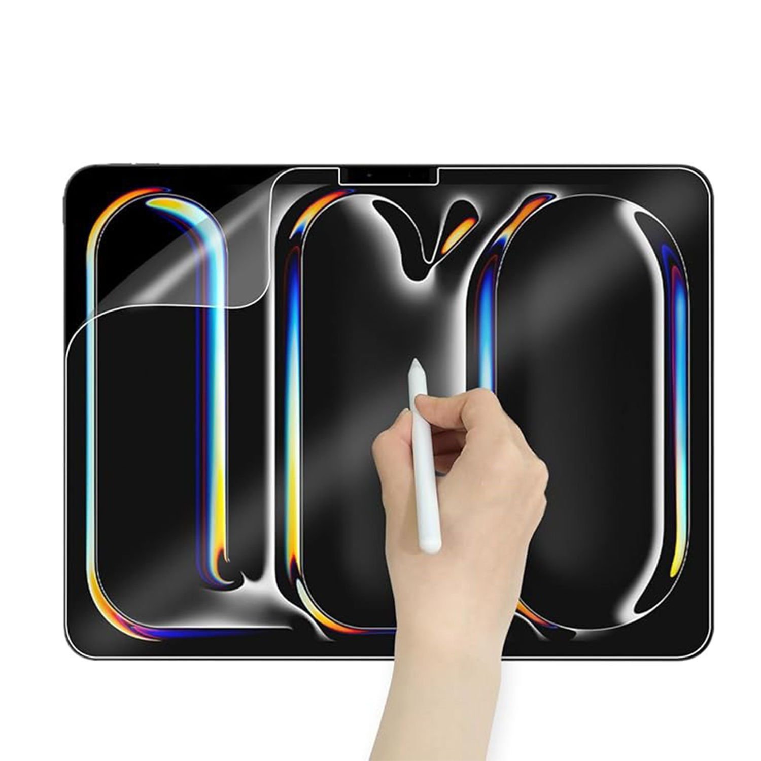 Microcase Apple iPad Pro 13 2024 Tablet Paper Like Pencil Destekli Kağıt Hissi Veren Mat Ekran Koruyucu -  AL3289