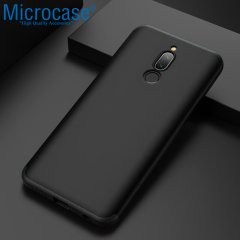 Microcase Xiaomi Redmi 8 Tam Koruma Kapak 360 Derece Kılıf + Nano Ekran Koruyucu - Siyah