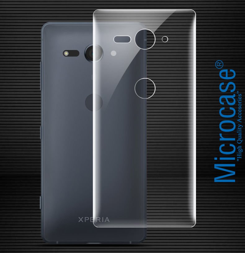 Microcase Sony Xperia XZ2 Compact Full Arka Kaplama Koruma Filmi