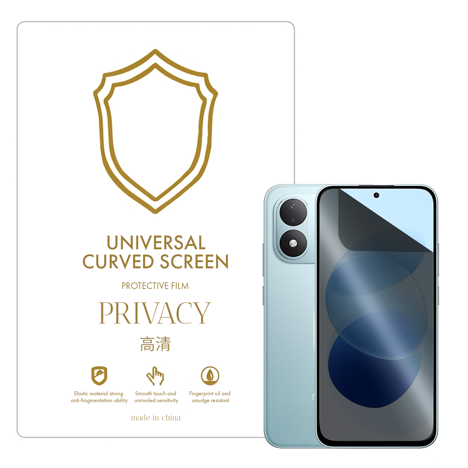 Microcase Redmi Note 17 5g ile Uyumlu Privacy Gizlilik Filtreli Hayalet Nano Ekran Koruyucu-EKM110