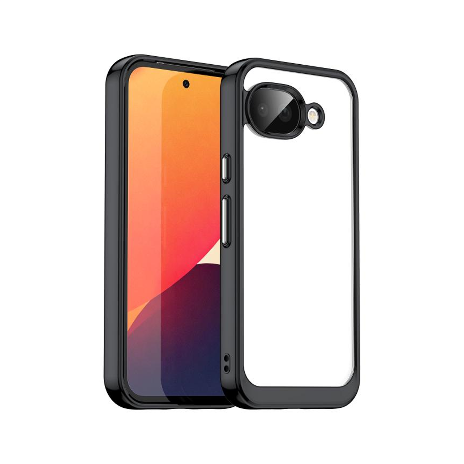 Microcase Google Pixel 10A Shield Serisi Darbeye Dayanıklı Yarı Esnek Plastik Tpu Kılıf - AL8100