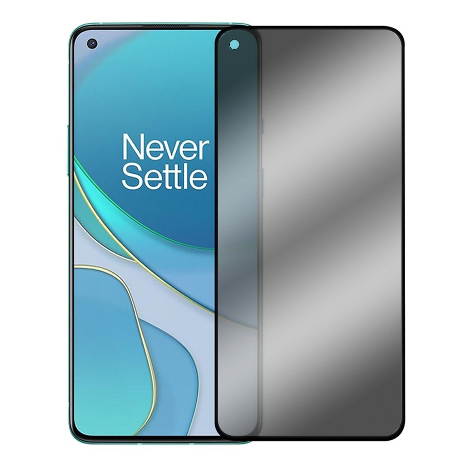 Microcase OnePlus 8T Privacy Gizlilik Filtreli Tam Kaplayan Cam Koruma - AL3125
