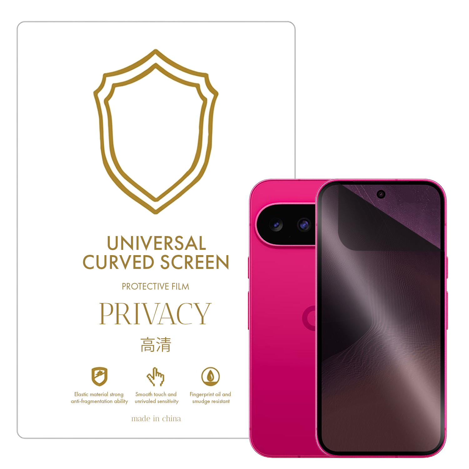 Microcase Google Pixel 11 ile Uyumlu Privacy Gizlilik Filtreli Hayalet Nano Ekran Koruyucu-EKM110
