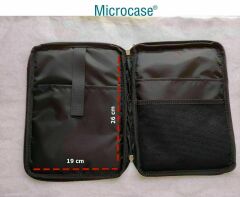 Microcase Lenovo Tab M10 Plus TB125FU 10.61 inch 3.Nesil  Kot Desenli Tablet Çanta+Türkçe Bluetooth Klavye+Mouse+Tablet Standı-AL8129