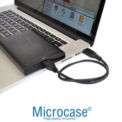 Microcase USB 3.0 Harici HDD Hard Disk Kablosu 30 cm Siyah AL2612