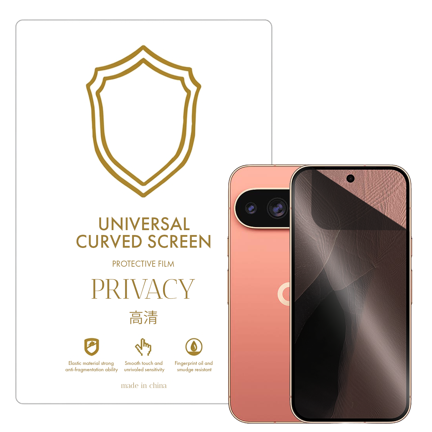 Microcase Google Pixel 11 Pro XL ile Uyumlu Privacy Gizlilik Filtreli Hayalet Nano Ekran Koruyucu-EKM110