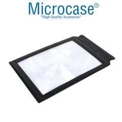 Microcase A4 Ölçekli 3X Büyütme Kart Büyüteç Model BY11