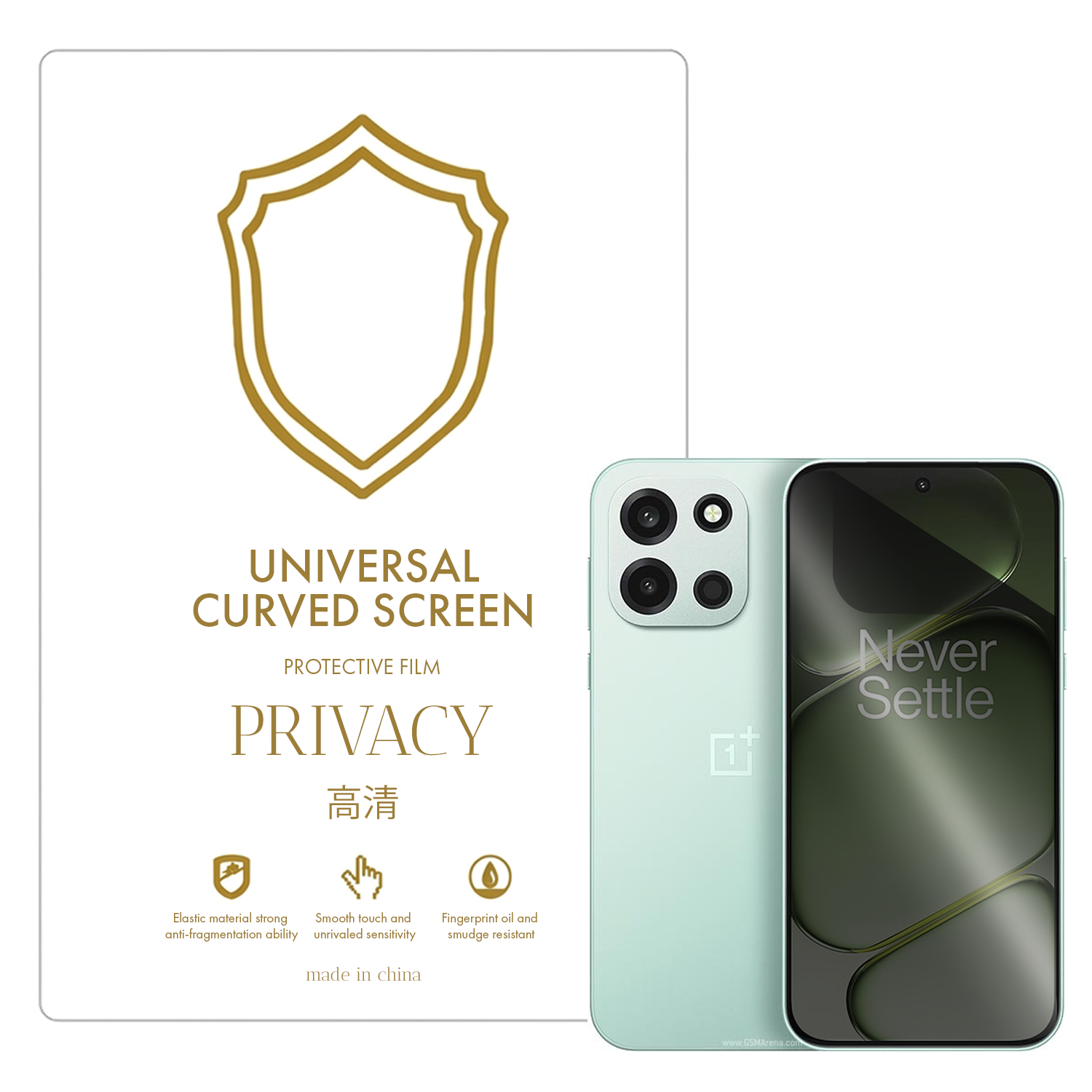 Microcase Oneplus Nord 6 5g ile Uyumlu Privacy Gizlilik Filtreli Hayalet Nano Ekran Koruyucu-EKM110