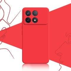 Microcase Xiaomi Redmi Poco F6 Pro ile Uyumlu Campro Serisi Kamera Korumalı Silikon Kılıf - AL3427