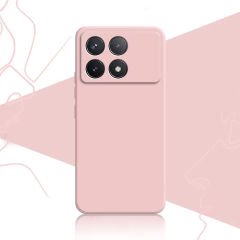 Microcase Xiaomi Redmi Poco F6 Pro ile Uyumlu Campro Serisi Kamera Korumalı Silikon Kılıf - AL3427