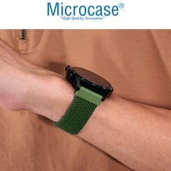 Microcase Xiaomi Haylou Solar LS05 için 155 mm Esnek Hasır Örgü Kordon Kayış - KY35