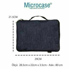 Microcase Lenovo Tab M10 Plus 3. Nesil TB128FU 10.6 inch Tablet Kot Desenli Tablet Çanta+Türkçe Bluetooth Klavye+Mouse+Tablet Standı-AL8129