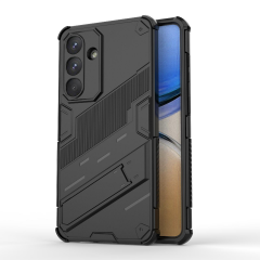 Microcase Samsung S26 İle Uyumlu Matrix Serisi Armor Standlı Perfect Koruma Kılıf - Siyah AL3416