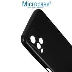 Microcase Vivo Y21S Matte Serisi Silikon Kılıf - Siyah
