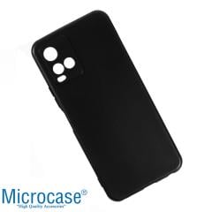 Microcase Vivo Y21S Matte Serisi Silikon Kılıf - Siyah
