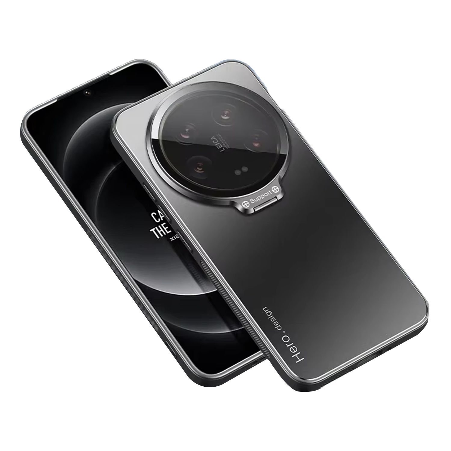 Microcase Xiaomi Mi 14 Ultra ROME Serisi Kamera Koruma ve Standlı Kılıf AL4968