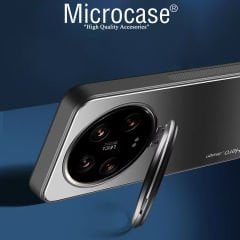 Microcase Xiaomi Mi 14 Ultra ROME Serisi Kamera Koruma ve Standlı Kılıf AL4968