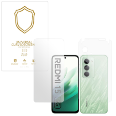 Microcase Xiaomi Redmi Note 15 ile Uyumlu Full Tpu Ön Arka ve Yan 360 Nano Koruma- EKM116