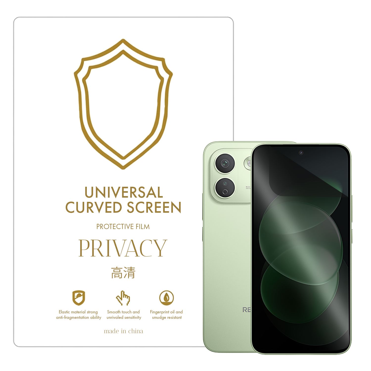 Microcase Xiaomi Redmi Note 17 Pro Max 5G Global ile Uyumlu Privacy Gizlilik Filtreli Hayalet Nano Ekran Koruyucu-EKM110